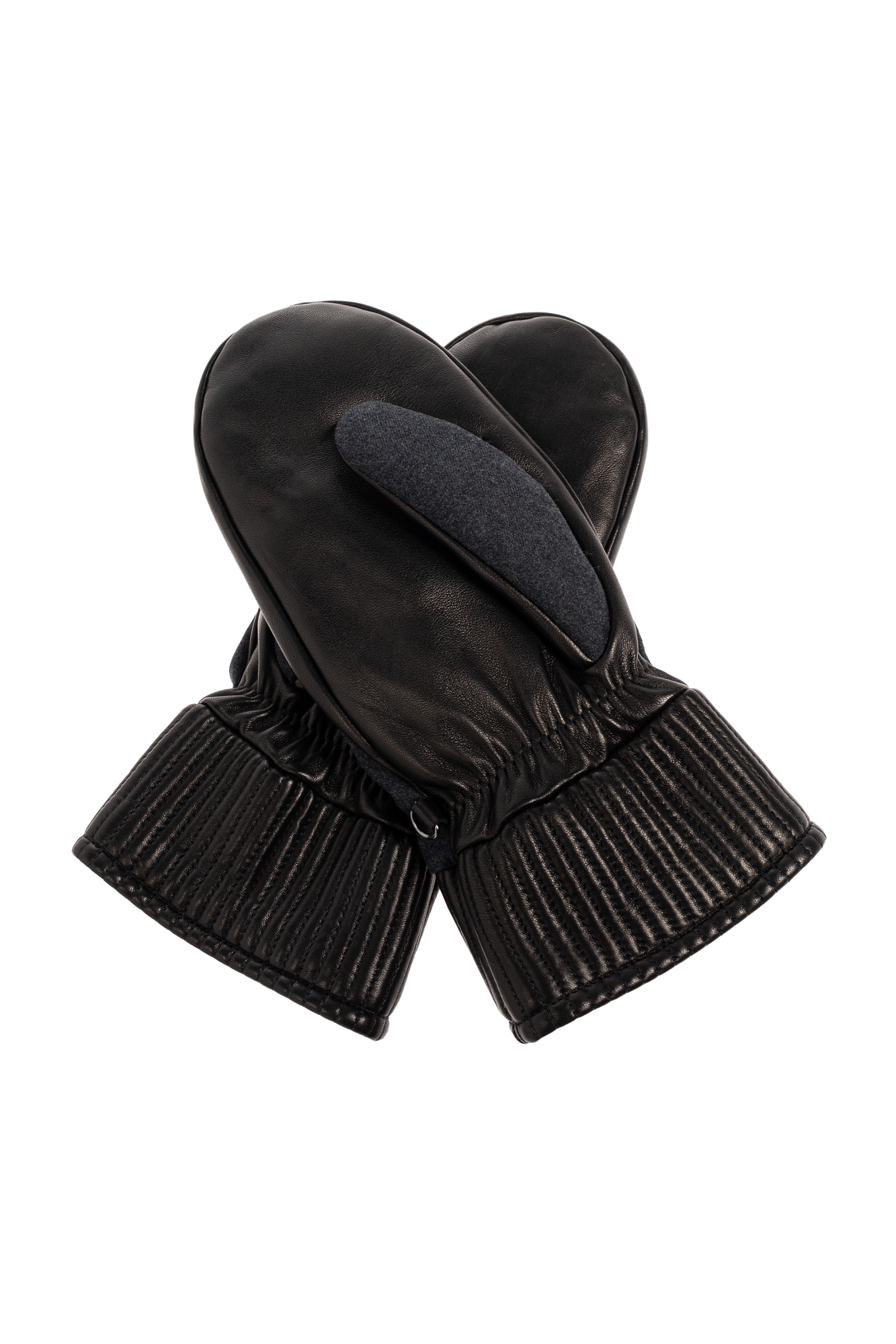 EMPORIO ARMANI 90s レザーグローブ フリース ロゴ glove EMPORIO ARMANI 90s レザーグローブ フリース ロゴ glove